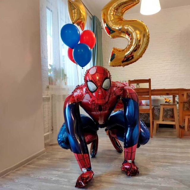 Ходячий шар Человек паук 91 см