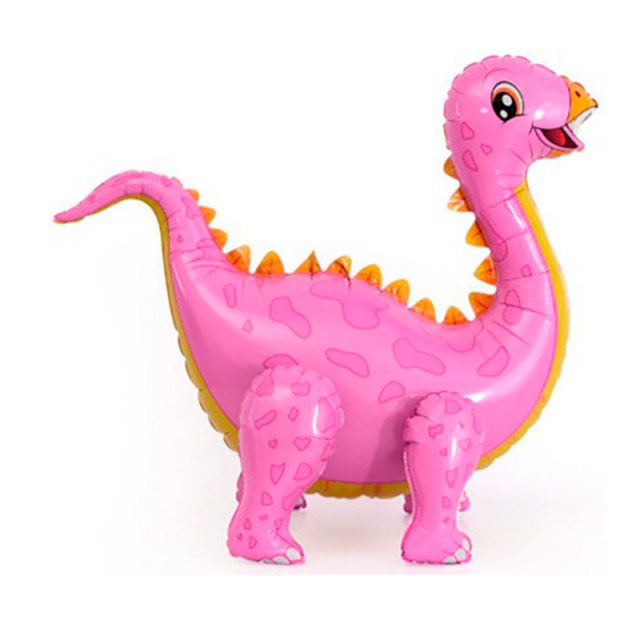 Ходячий шар динозавр Стегозавр (розовый) 99 см - 19557
