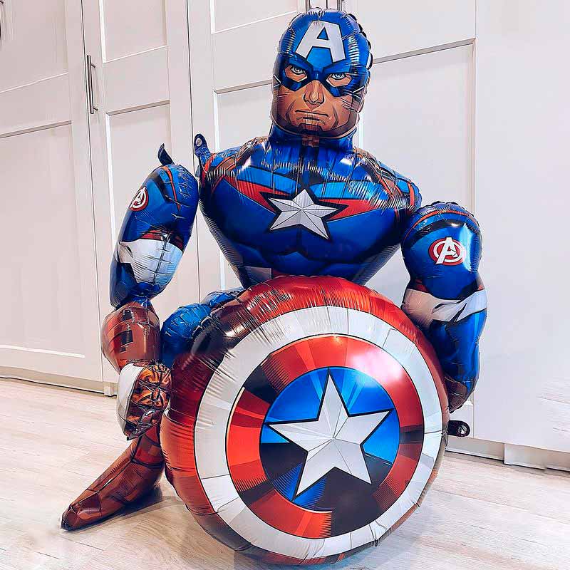 Ходячий шар Мстители Капитан Америка 99 см - 1