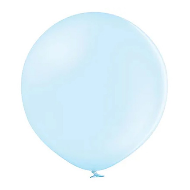 Большой воздушный шар голубого цвета 60 см