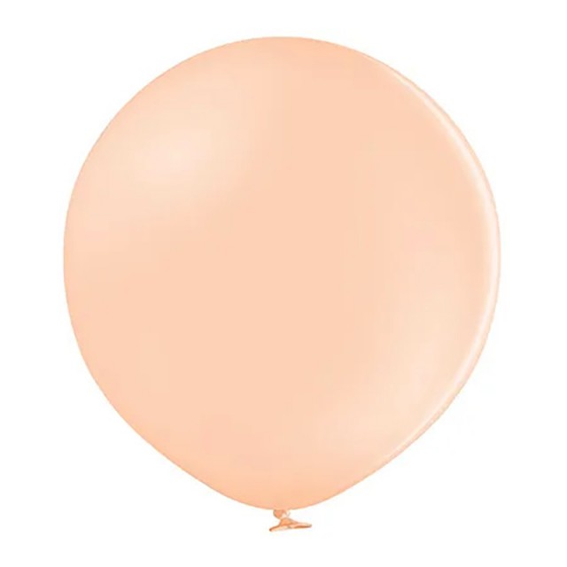 Большой воздушный шар персикового цвета 60 см - 1109-0566