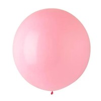 Большой воздушный шар розового цвета 60 см
