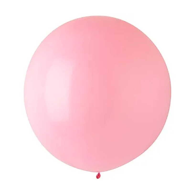 Огромный надувной шар розового цвета