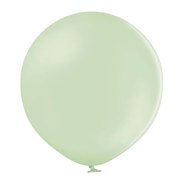 Большой воздушный шар светло-зеленого цвета 60 см - 1109-0565