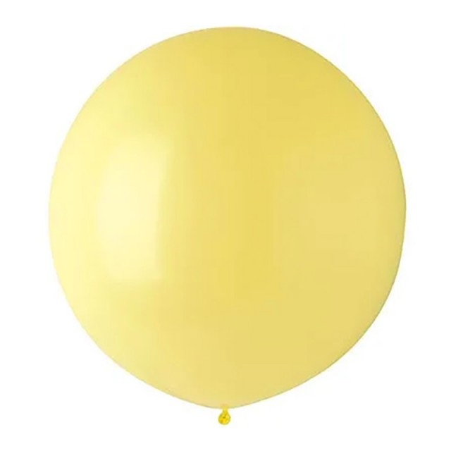Большой воздушный шар желтого цвета 60 см