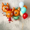 Воздушные шарики Три кота