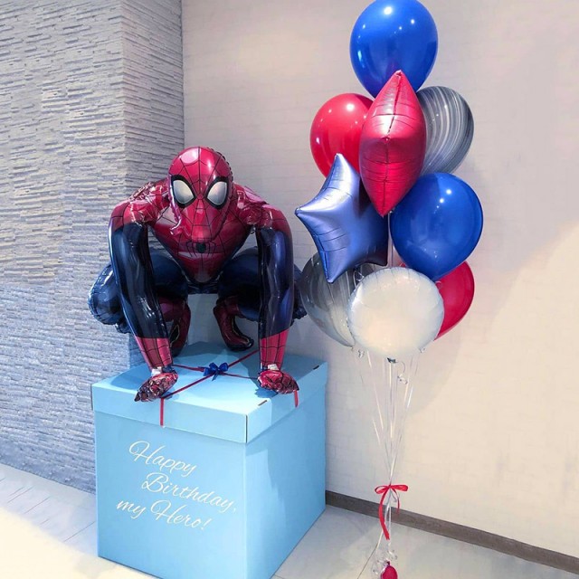 Набор воздушных шаров с Человеком пауком