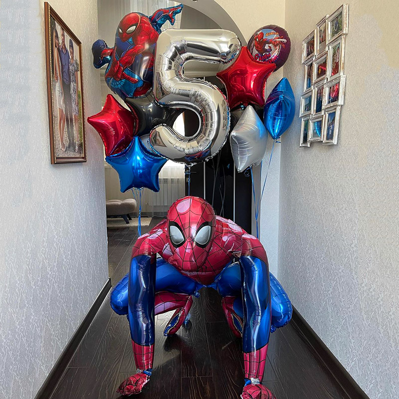 Шары Человек паук на день рождения 5 лет