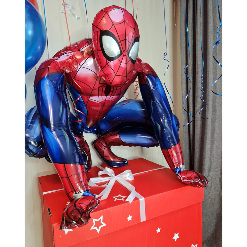 Шары в коробке Человек паук