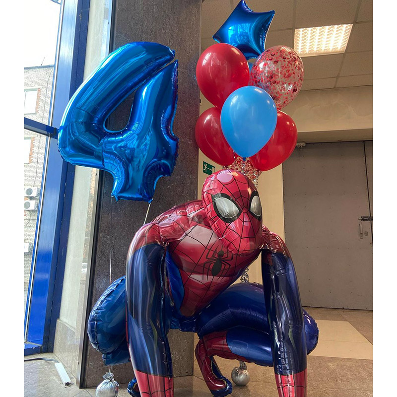 Шары Человек паук на день рождения