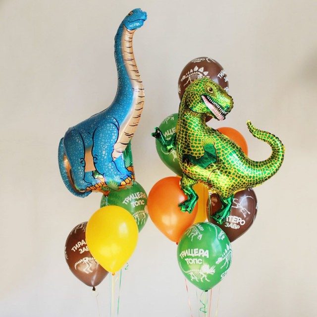Набор шариков воздушных "Динозавры" - 47-0013