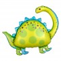 Шар фигура зеленого динозавра