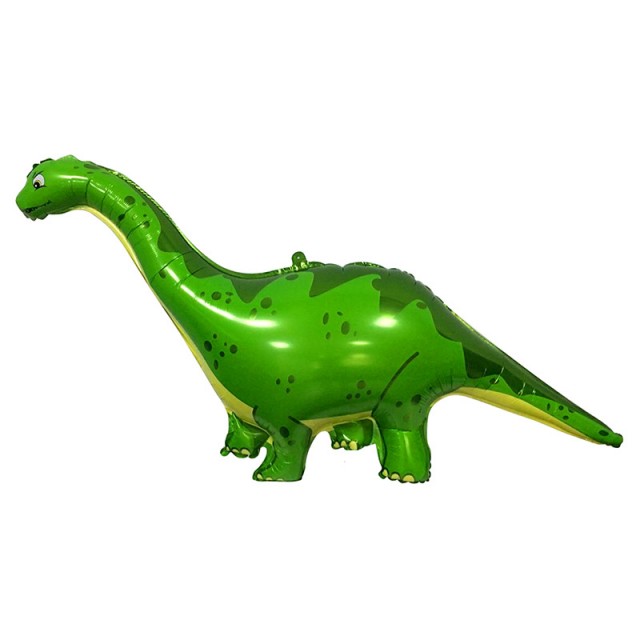 Шар фольгированный "Динозавр Диплодок" зеленый, 130 см - 47-0043