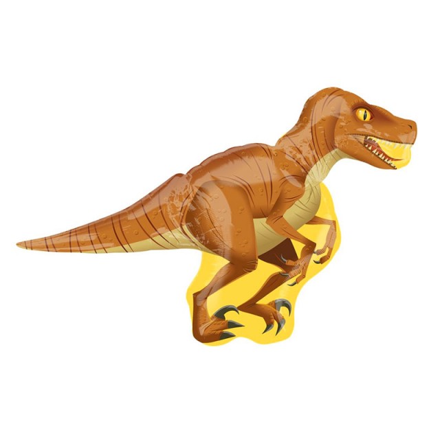 Шар фольгированный "Динозавр Велоцираптор" 104 см