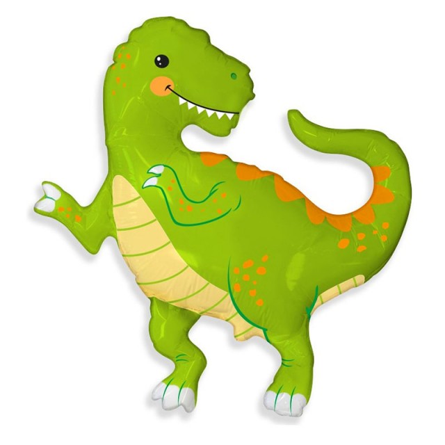 Шар фольгированный "Веселый динозаврик" 84 см -  901835