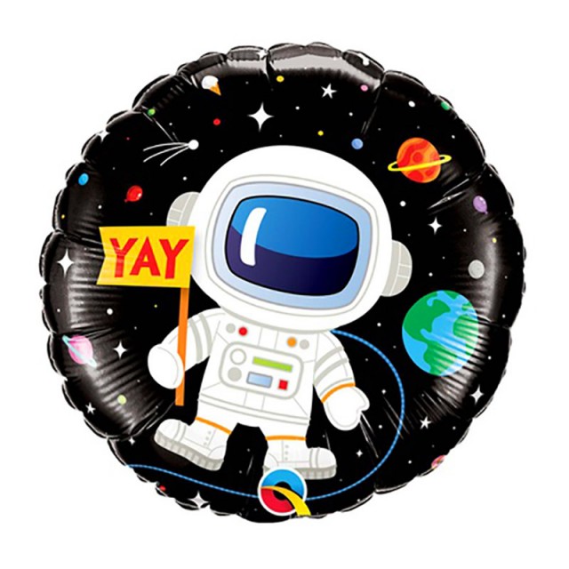 Фольгированный круглый шар "В космосе"