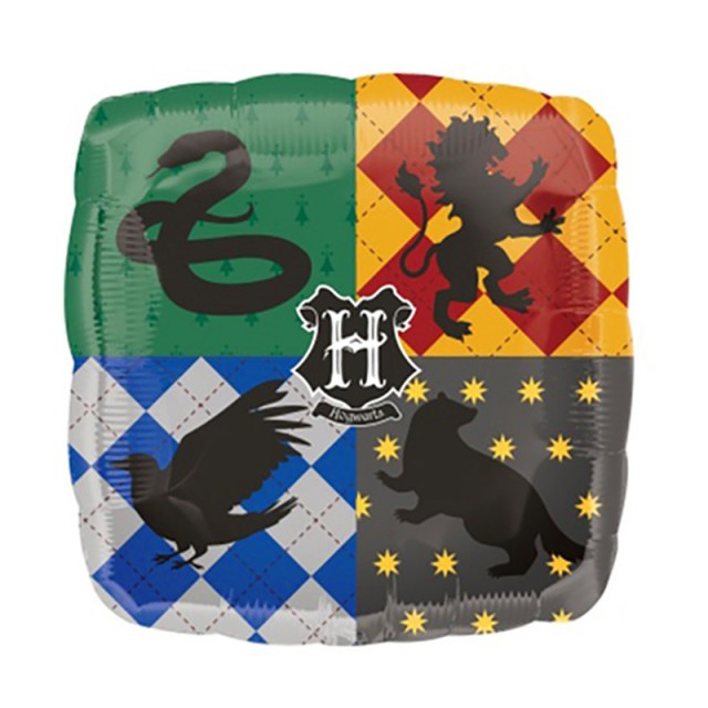 Фольгированный шар квадрат в стиле Гарри Поттер - 1202-2758