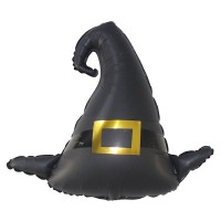 Фольгированный шар "Шляпа волшебника" черная, 79 см