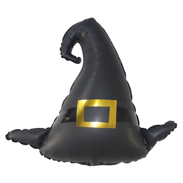 Фольгированный шар "Шляпа волшебника" черная, 79 см - 21759