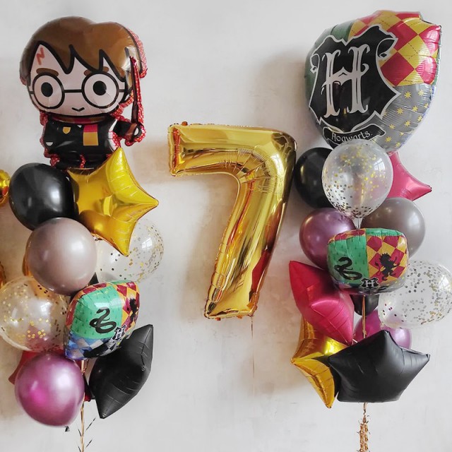 Сет из шариков на день рождения с Гарри Поттером - 41-0009