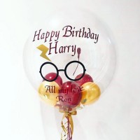 Шар баблс с шариками и надписью от Гарри Поттер