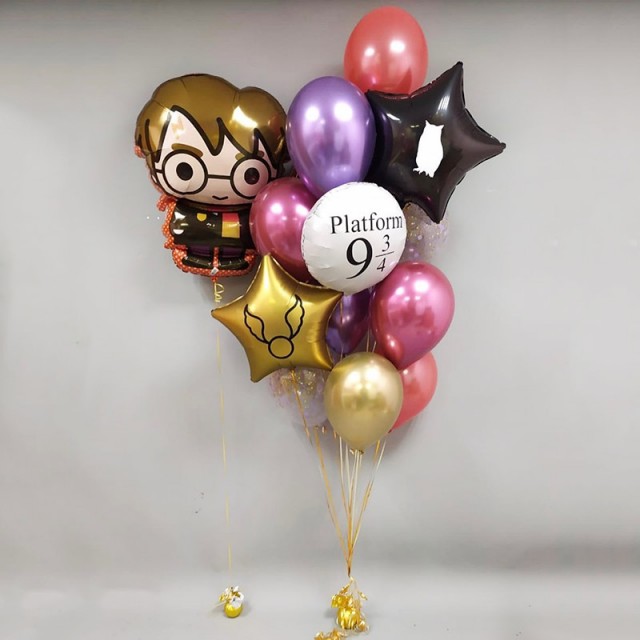 Воздушные шары с Гарри Поттер "День волшебника"