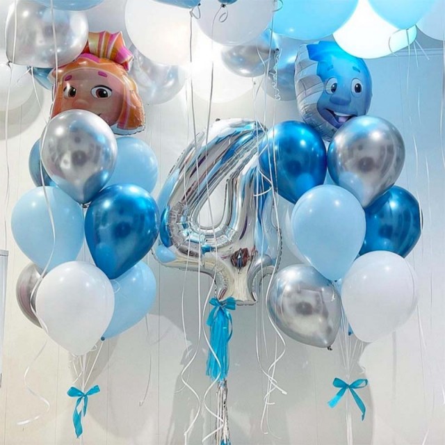Украшение шариками на день рождения ребенка "Фиксики" - 39-0006
