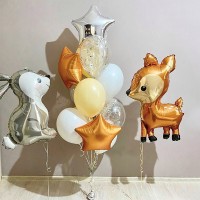 Воздушные шары на день рождения ребенка "Друзья"