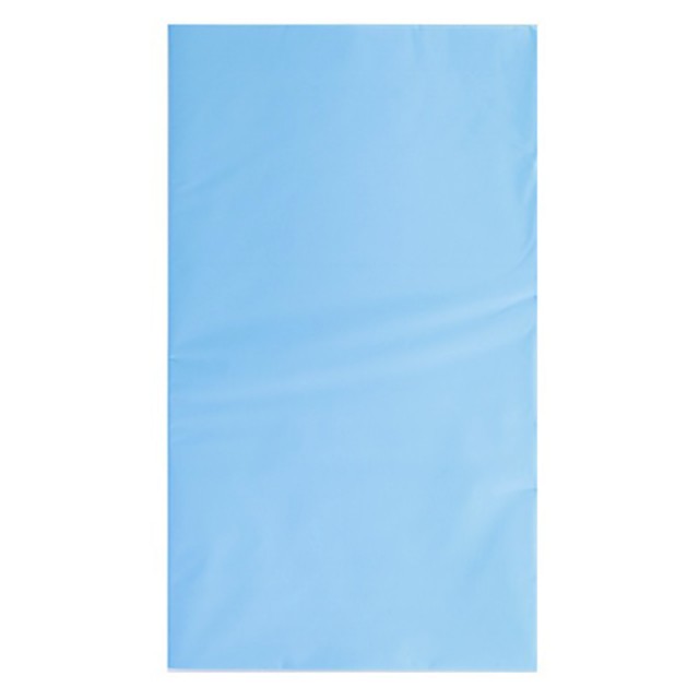 Одноразовая скатерть праздничная голубого цвета 130х180 см - 1502-4961
