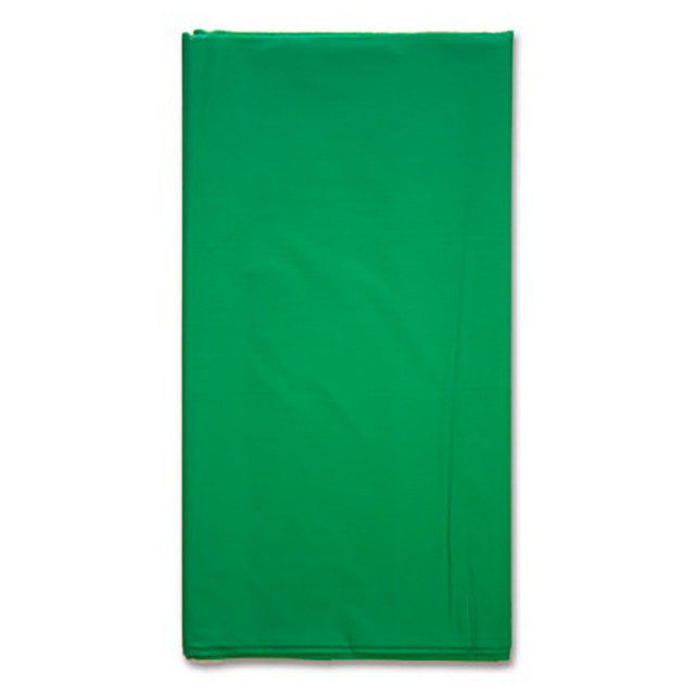 Одноразовая скатерть праздничная зеленого цвета 140х275 см - 1502-1060