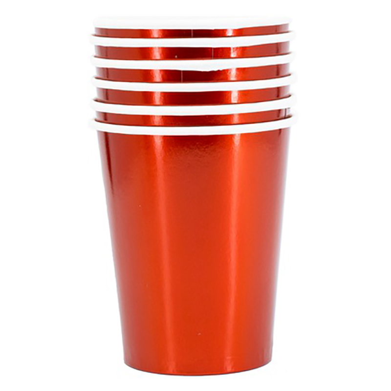 Праздничные стаканчики красного цвета 1