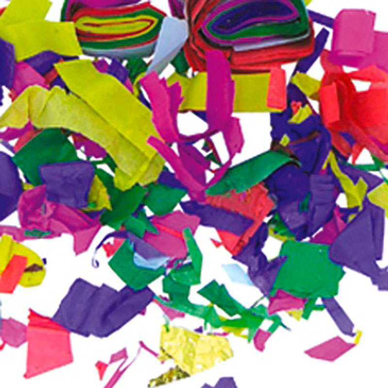 Хлопушка конфетти бумага разноцветная 1