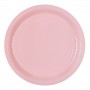 Детские одноразовые тарелки розовые