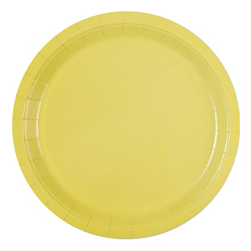 Тарелки для детского праздника желтые
