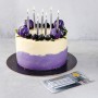 Свечи на день рождения для торта серебряные