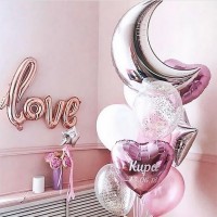 Воздушные шары на рождение ребенка "Любовь"