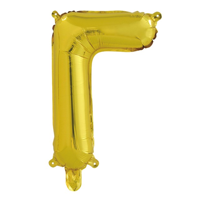 Фольгированный шар буква "Г" золотого цвета размером 41 см