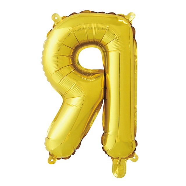 Фольгированный шар буква "Я" золотого цвета размером 41 см
