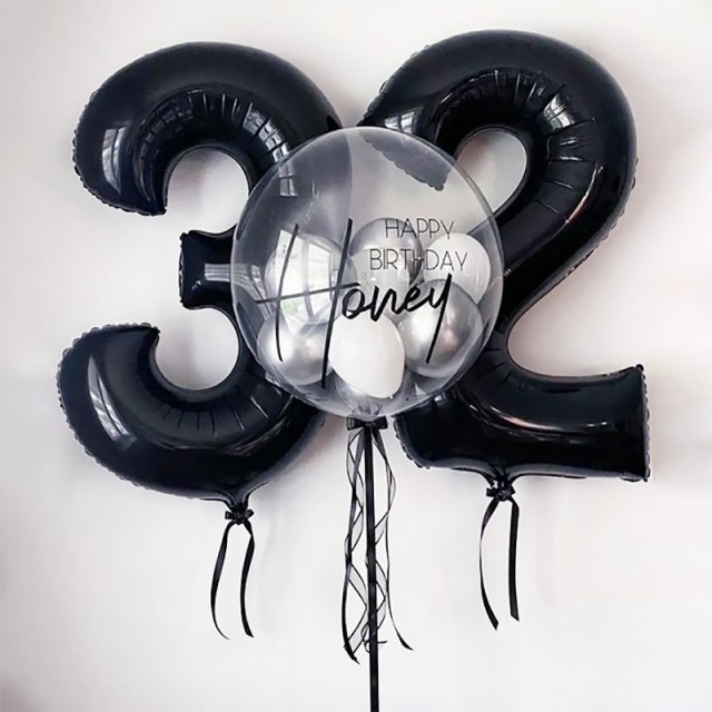 Воздушные шары на день рождения "Для него"