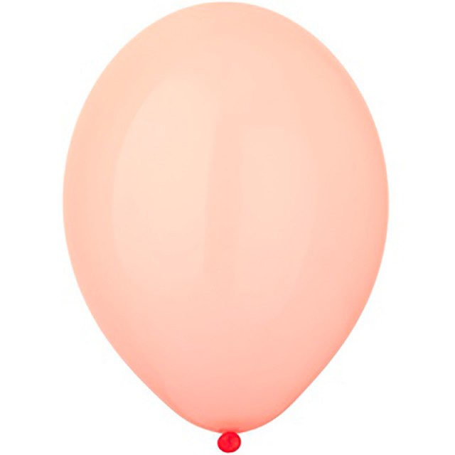 Прозрачный шарик светло-красного цвета с гелием