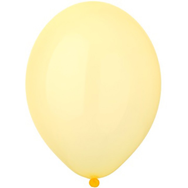 Прозрачный шарик светло желтого цвета с гелием