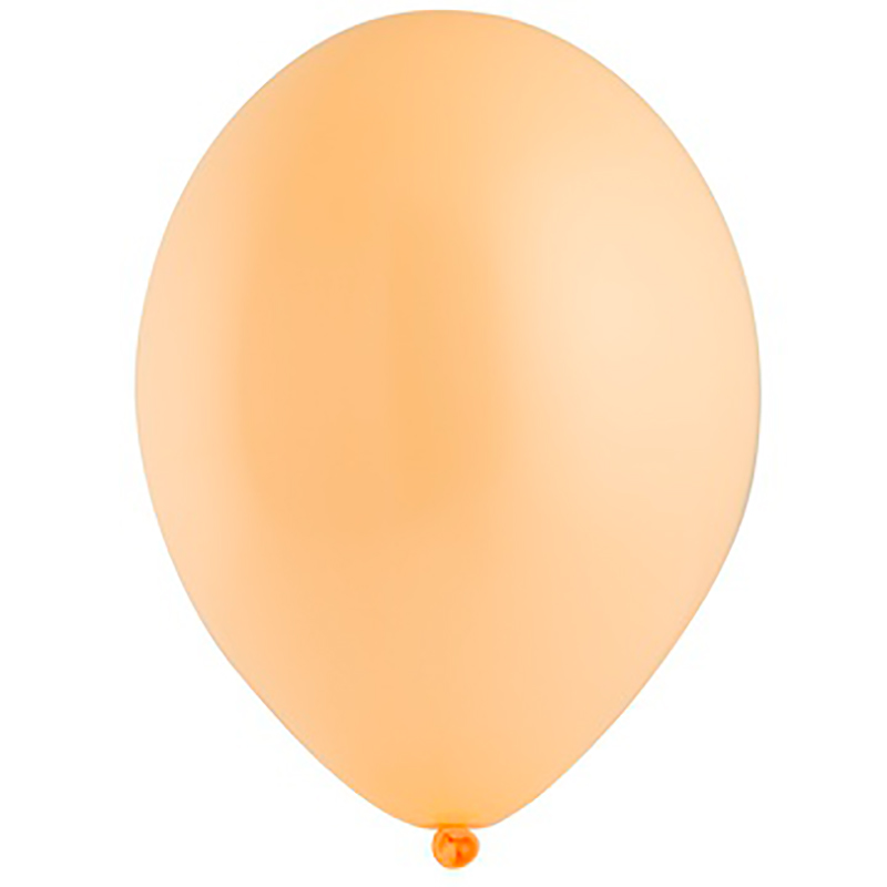 Шарик макарунс нежно персикового цвета с гелием - 1102-1786