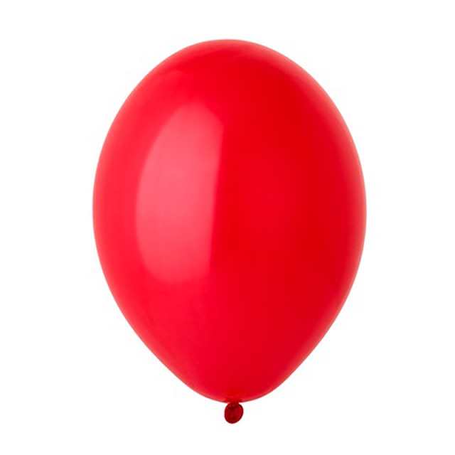 Воздушный шар красный пастель с гелием - 1102-0000