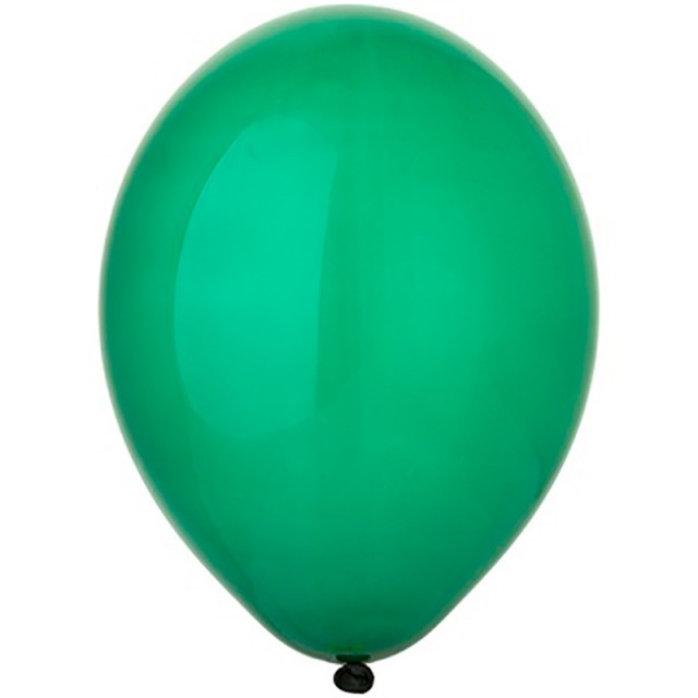 Воздушный шар кристалл зеленого цвета с гелием