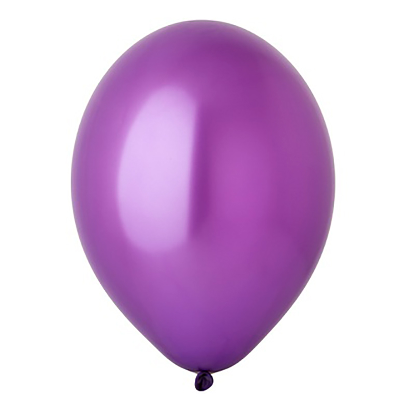 Воздушный шар лиловый металлик с гелием - 1