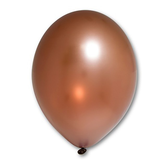 Воздушный шар медный металлик с гелием
