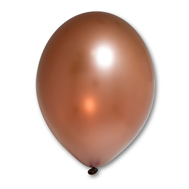 Воздушный шар медный металлик с гелием - 1