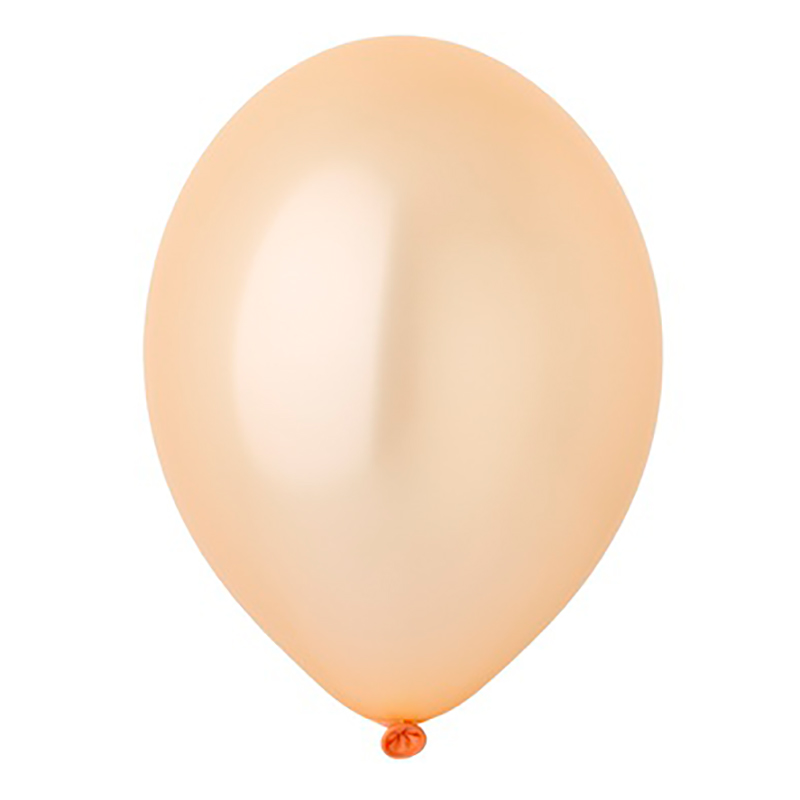 Воздушный шар персиковый металлик с гелием - 1