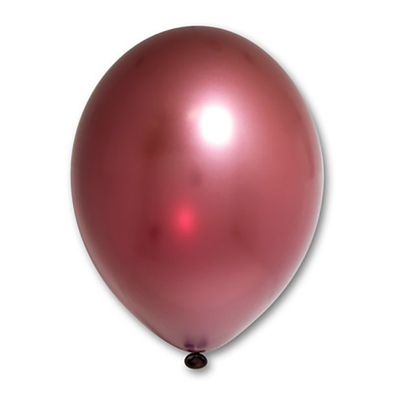 Воздушный шар рубиновый металлик с гелием - 1