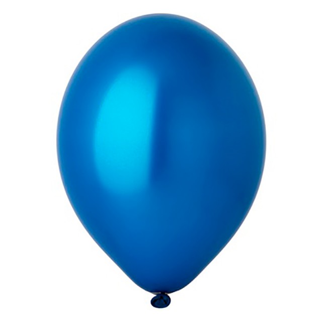 Воздушный шар королевского синий металлик с гелием